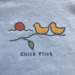 Super cute light blue life is good t-shirt